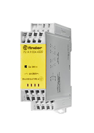 7S.14.9.048.4220, Модульное реле безопасности (реле с принудительным управлением контактами) SIL2; 2