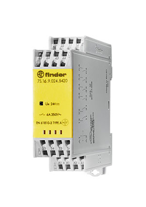 7S.16.8.230.5420PAS, Модульное реле безопасности (реле с принудительным управлением контактами); 4NO
