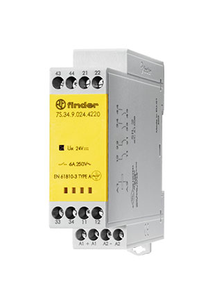 7S.34.9.012.4220, Модульное реле безопасности (реле с принудительным управлением контактами) SIL2; 2