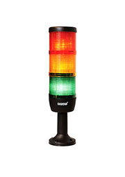 IK73L024XD01, Сигнальная колонна 70 мм, красная, желтая, зеленая 24 В, светодиод LED