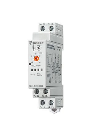 14.01.8.230.0000PAS, Модульный электронный лестничный таймер мультифункциональный; 1NO 16A; 3- или 4