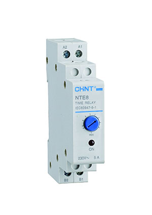 258441, Реле времени NTE8-10B (задержка времени включения) 1-10с, 1НО, DC24В