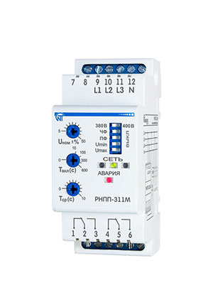 РНПП-311М, Трехфазное реле напряжения и контроля фаз