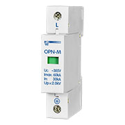 OPN-M (1S)20kA, Ограничитель перенапряжения 1 модуль 380В; In:20kA