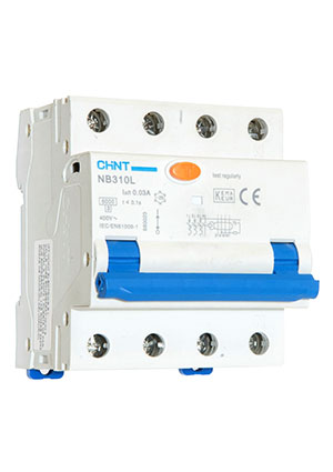 660021, Диф. автомат NB310L/3N 3P+N C16 30мА AC 6kA
