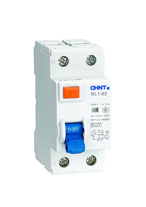 200363, УЗО NL1-63 2P 63A 30mA 10kA тип A (DB)