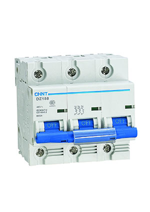 158094, Авт. выкл. DZ158-125H 3P 63A 10kA х-ка (8-12In)