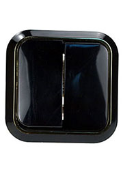 11403 ВЫКЛЮЧАТЕЛЬ  СКРЫТ.УСТ.2 КЛ. (ЧЕРН/ЗОЛ.)