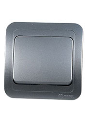 23401 ВЫКЛЮЧАТЕЛЬ  СКРЫТ.УСТ.1 КЛ. (СЕРЕБ.)