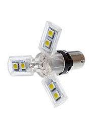 LED-L0935 White BAY15D 12V, Автолампа белая