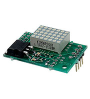 MP503, Миниатюрный , встраиваемый вольтметр с анимированным светодиодн