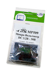 MP509, Микро Вольтметр DC 3.2В - 30В