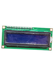 HD44780 с PC адаптером, HD44780, ЖК модуль 1602 голубой I2C с PC адаптером