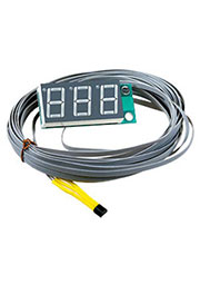 STH0014UY, встр.цифр.термометр,с датч.,ульт.-ярк. желт.инд.,-55 С+125 C