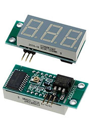 SVH0001R-10, вольтметр 0..9,99В, красный индикатор