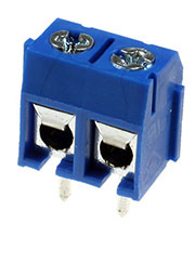 MA412-500M2, клеммник винтовой на плату 2 контакта 5мм прямой