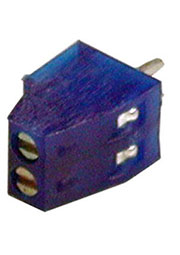 308-021-14, клеммник винтовой 2 контакта 2.54мм