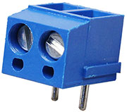 310-021-12, клеммник винтовой 2 контакта 5мм угловой (DG300R-5.0-02P)