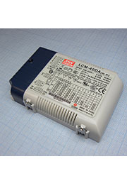 LCM-40DA, AC-DC led, 42Вт, выход 2:100В/350:1050мА